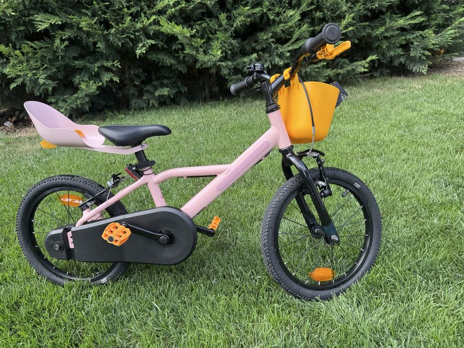 Bicicletă copii BTWIN Discover 500, 16”, roz