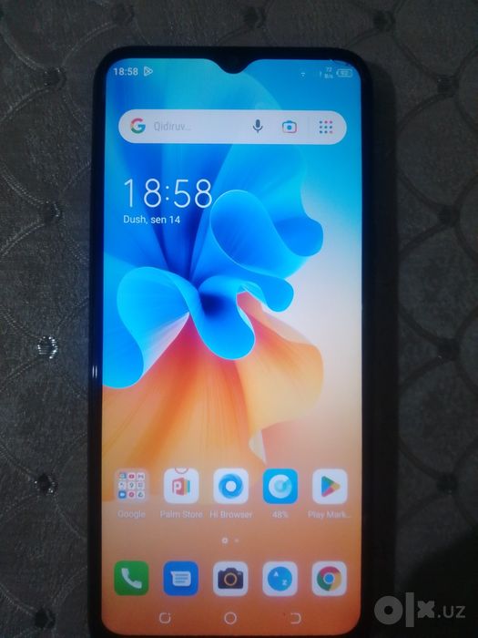Tecno Spark 7 blek