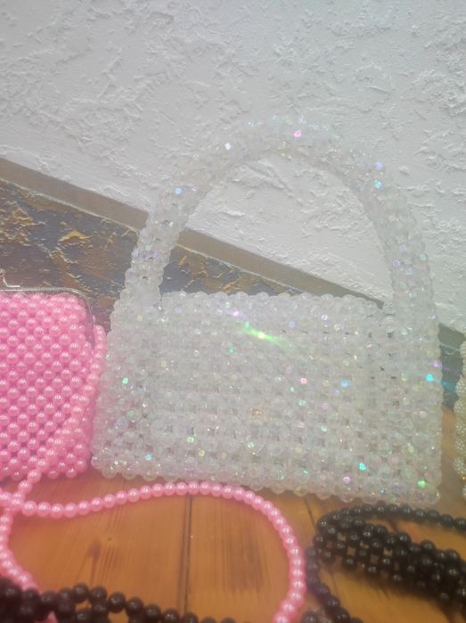 Сумочки галстуки из бусинок