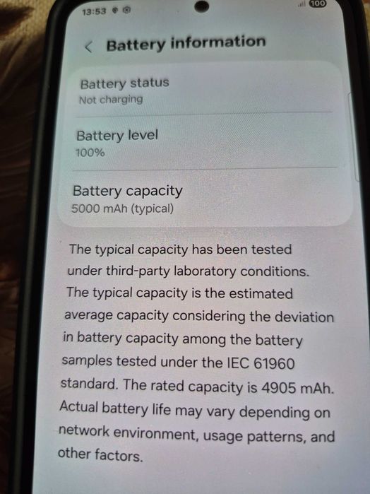 Vand tel samsung galaxi A 54.