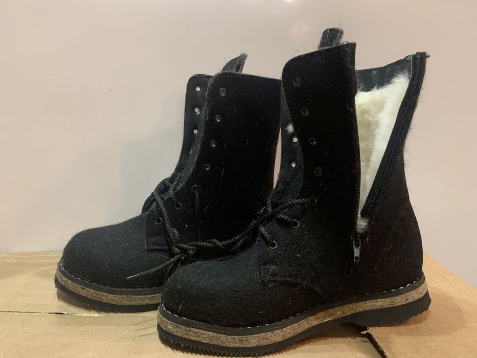 Берцы войлочные на овчине