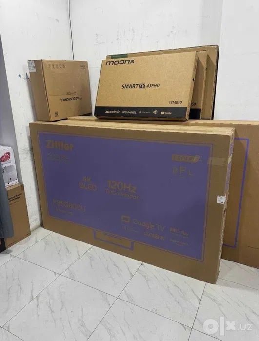 Телевизор ZIFFLER 50/55/65/75 G760 UHD 4K Smart GoogleTv Доставка есть
