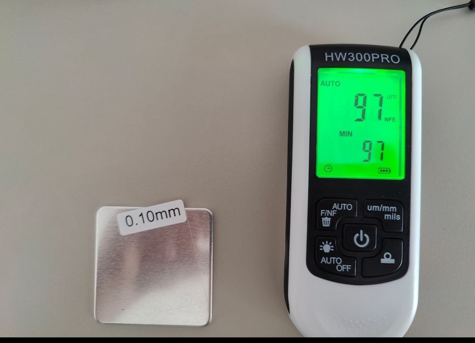 Tester profesional masurare vopsea echipamente auto, ABS, Alb