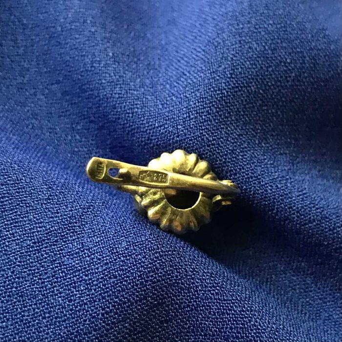 Редкие серьги серебро СССР 875
