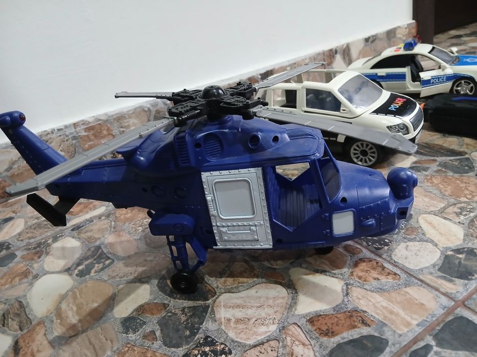 Jucarii Noriel masini Politie, elicopter SWAT, 2 pistoale si pusca
