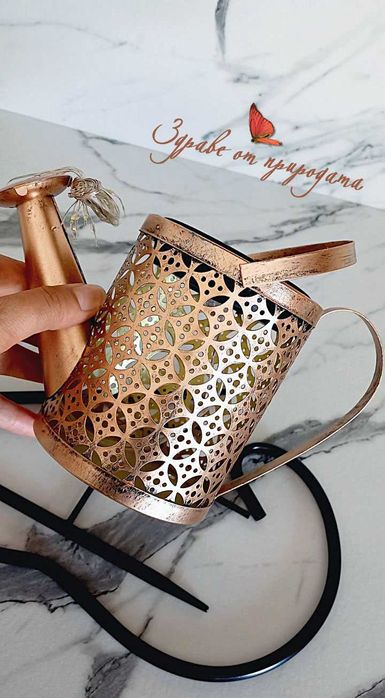 Градинска светеща лейка - соларна