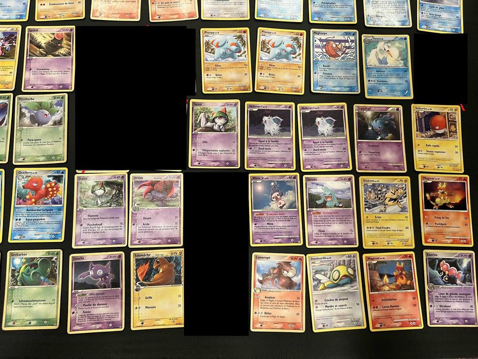 Carti Pokemon TCG Rare, Holo si Bulk seturi vechi [FRANCEZA]