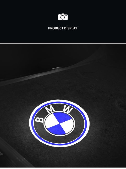 Set 2 Logo Holograma Bmw usa portiera Bmw M M3 M5 M Performance