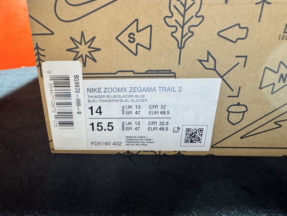 № 48.5 оригинални Nike ZoomX Zegama Trail 2 ShoeMag