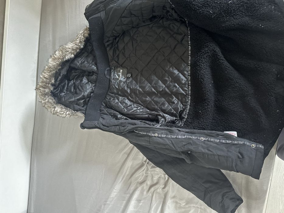 Зимна парка черна 134-140