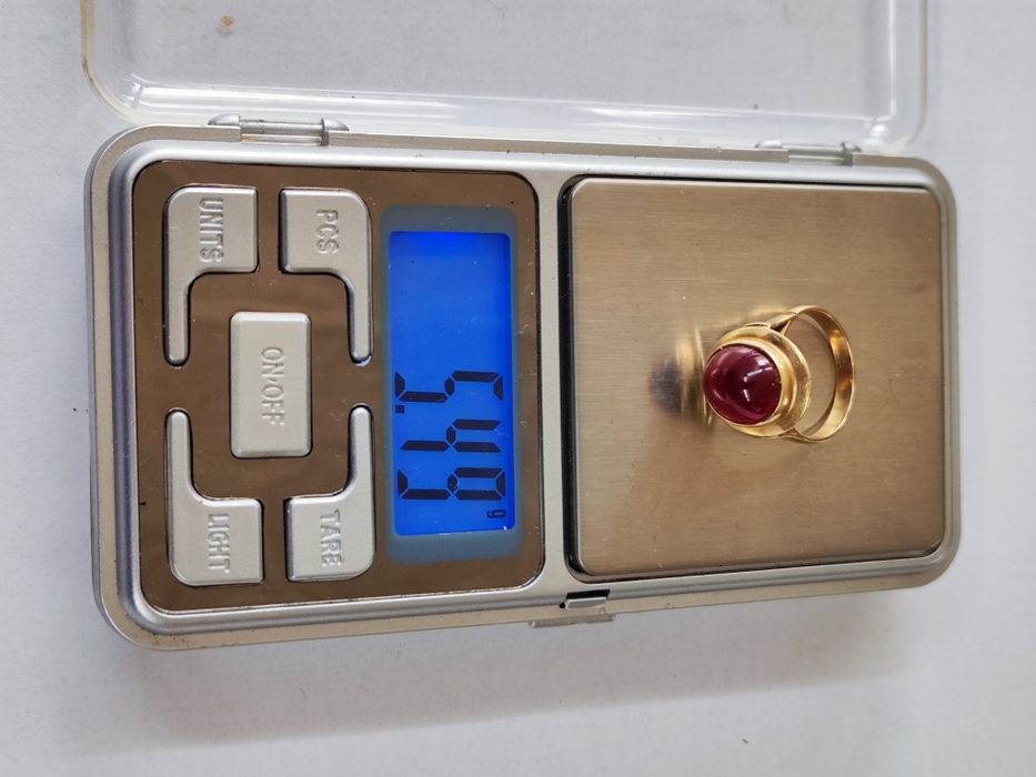 Златен пръстен 14 С 585 с рубин