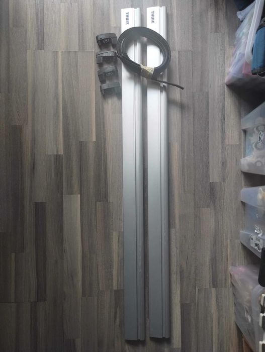 Set 2 bare transversale Thule Wingbar 127 cm, argintii