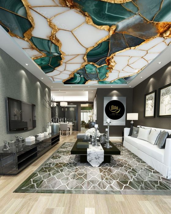 Натяжные потолки 90 сум