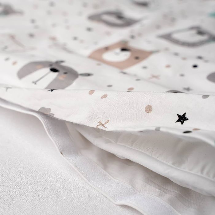 Плик за завивка Панагюрище PNG 200x220 – 100% памук, нов, бял с мечета