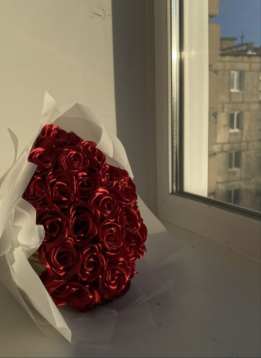 Атласные розы/букеты