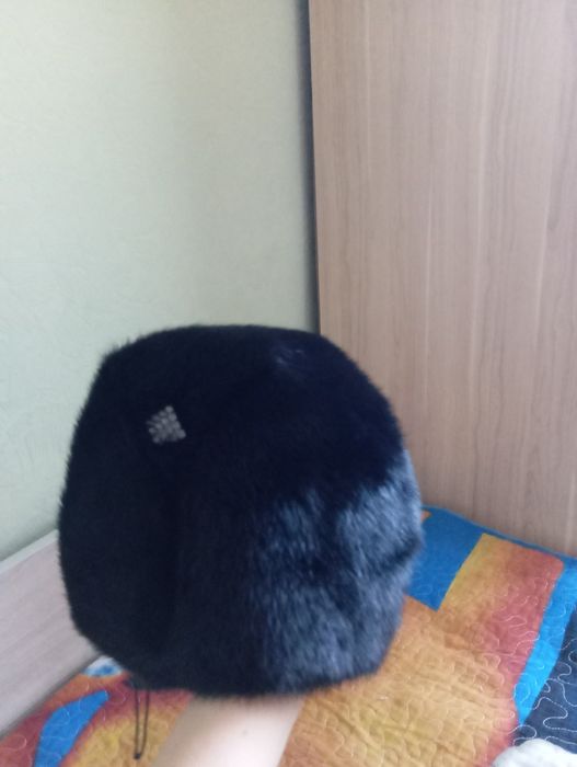 Шапка норковая стильная