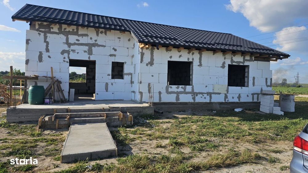 Casa in constructie de vanzare, 124 mp, zona Nord