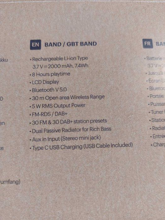 Bluetooth Speaker Band