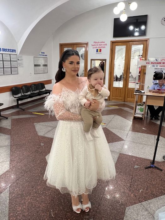 Rochie pentru starea civilă sau chiar de mireasă!