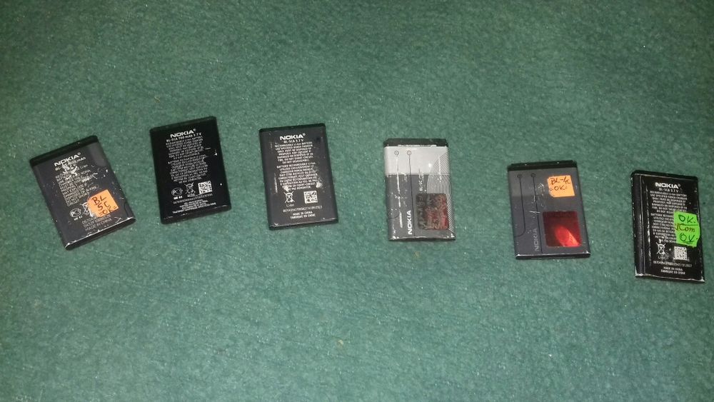 Baterii Nokia BL-5CA,BL5C,BL-5B-;Sagem SALN-SN2,Sony E. CBA0002013,etc