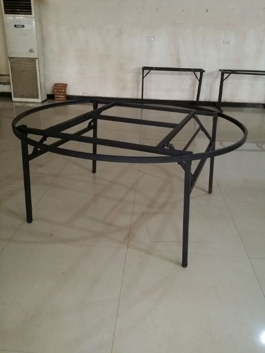 Masa rotunda de 2metri, pentru 12-14 persoane, pliabila, restaurant