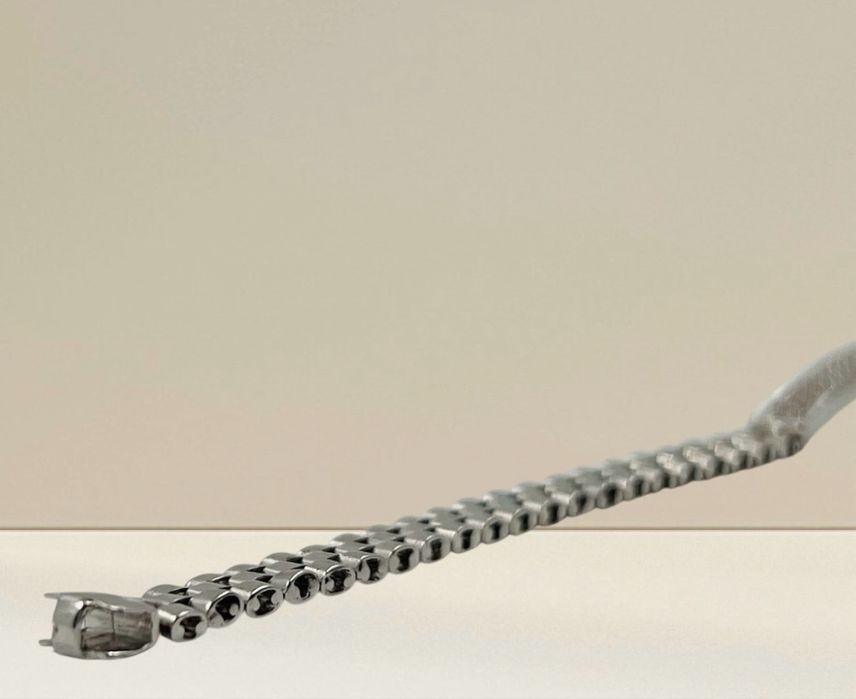 Италианска сребърна гривна