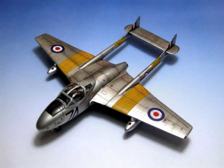 сборная модель самолёта Sea Venom в масштабе 1/72 NOVO РАРИТЕТ!!
