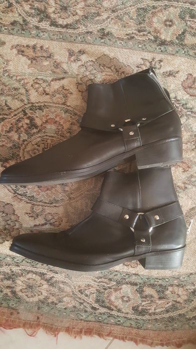Ghete și bocanci militari piele bărbații marime mare calitate import