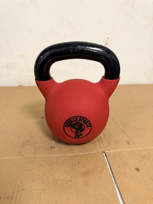 Kettlebell nou Germany 26 kg fier cauciucat pret 350 lei