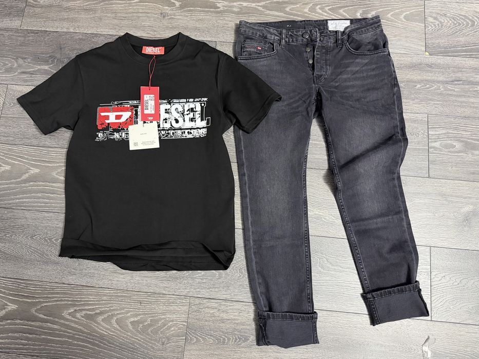 Blugi barbati dsq2 diesel hugo 2 piese tricou si blugi 300 lei