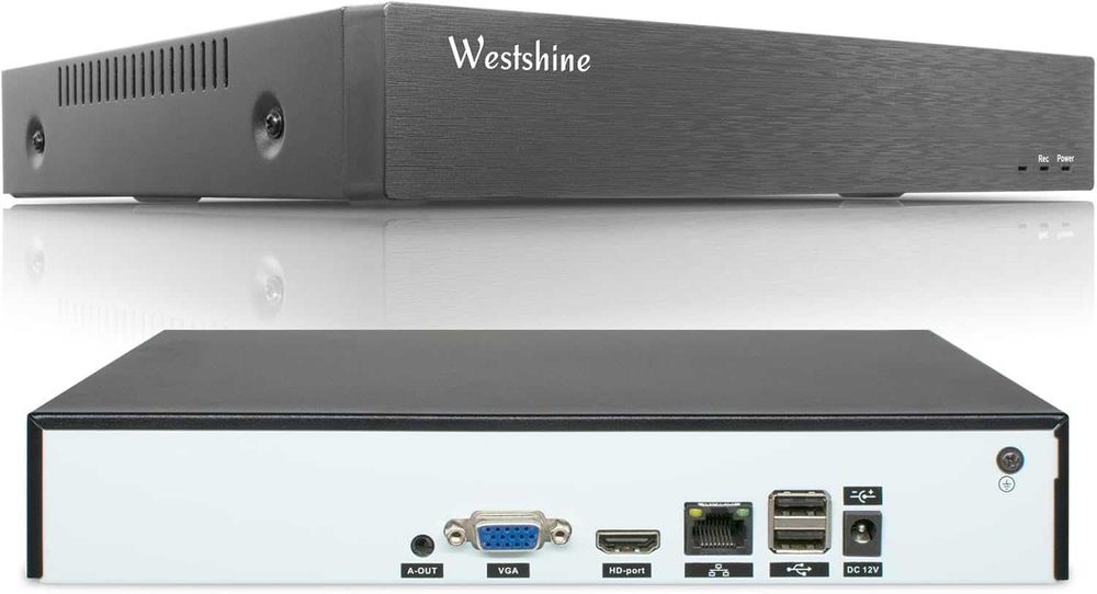 НОВ 16-канален видеорекордер 4K NVR - 4K/5MP WESTSHINE WS-N1216-4/k