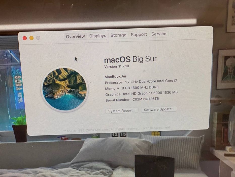 MacBook Air Cora i7 512gb 2013