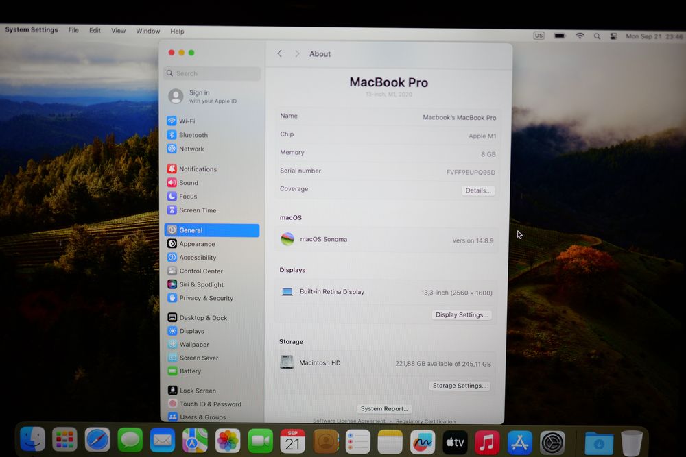 Macbook Pro M1 2020