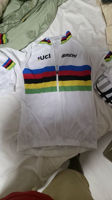 Tricou ciclism Santini nou