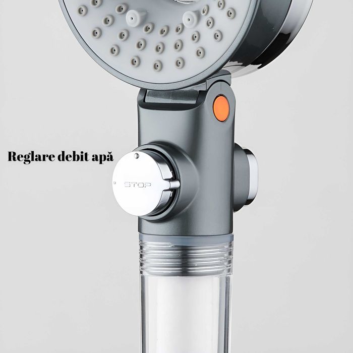 Para de dus multifunctionala cu 3 moduri de pulverizare+4 filtre u