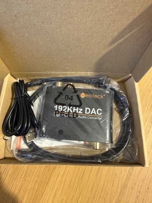 Neoteck DAC Converter 192kHz Optical (Toslink) la RCA – Nou