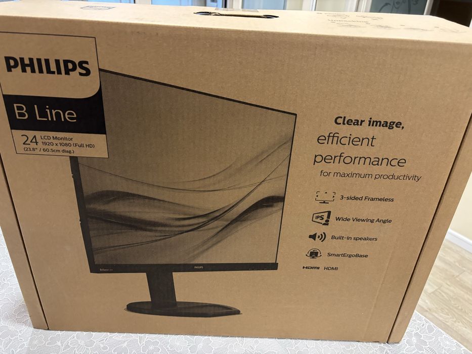 Monitor LED IPS Philips 23.8 Full HD