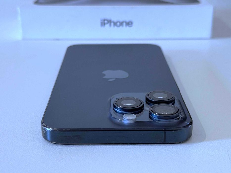 Бартер! iPhone 15 Pro Max Blue Titanium (Син) 82% Батерия.
