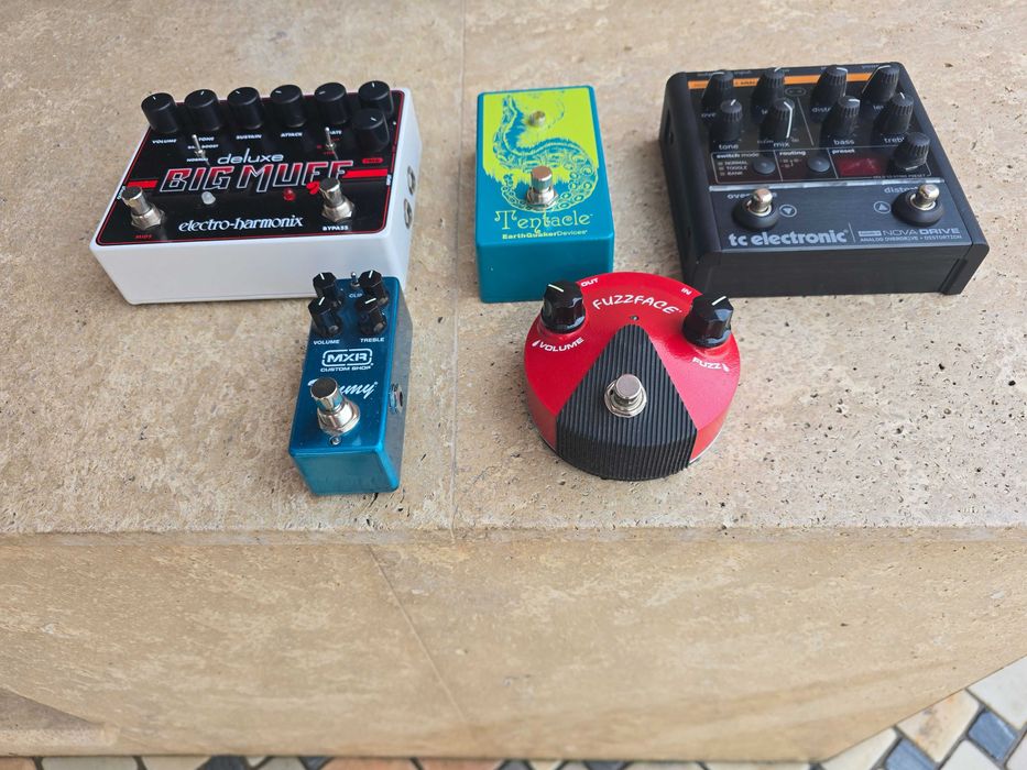 Электрогитара педали эффекты Fender Gibson