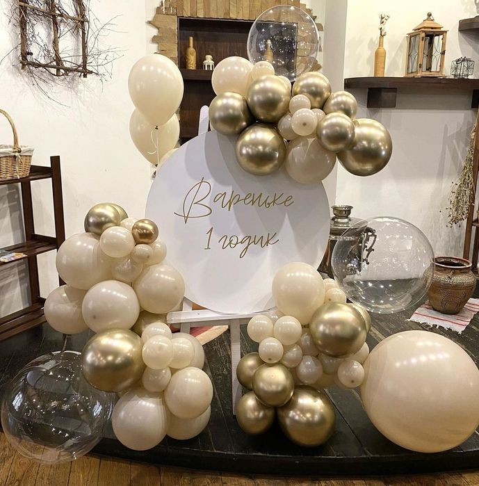 Фотозона/баннер/оформление шарами/на годик/1 жас/тусау кесер
