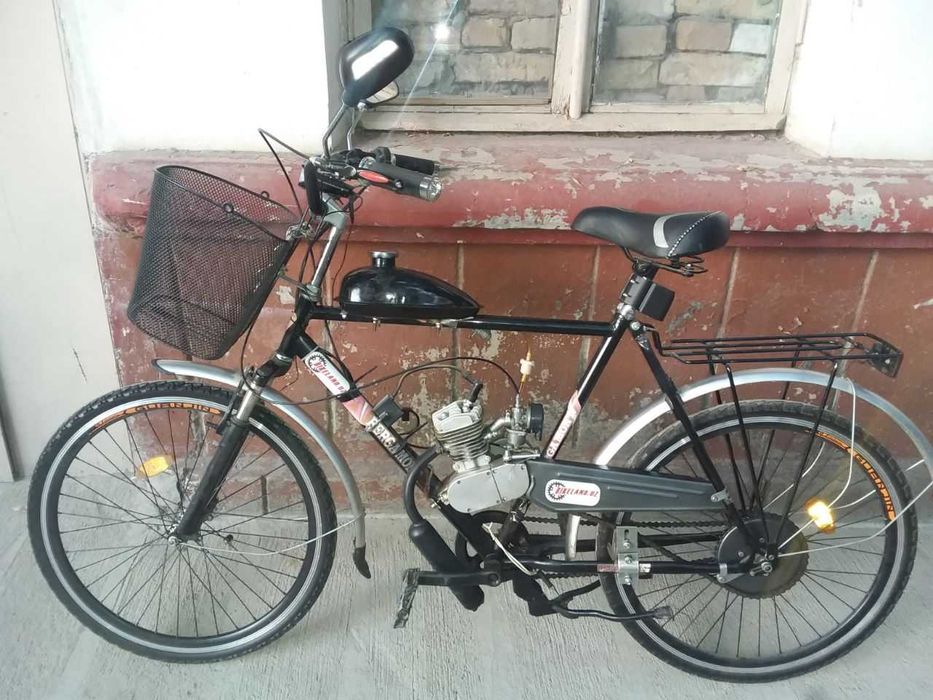 Продам почти новый веломотор (сразу после обкатки)