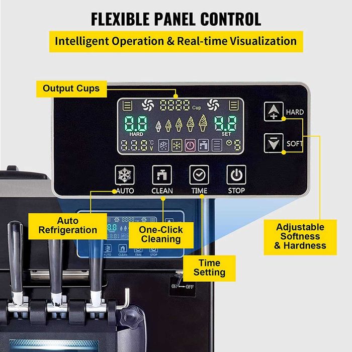 Frezer Muzqaymoq aparati