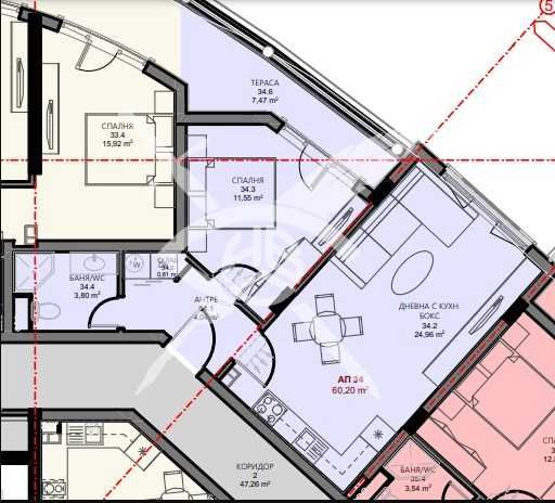 Двустаен апартамент в Поморие 786-23531