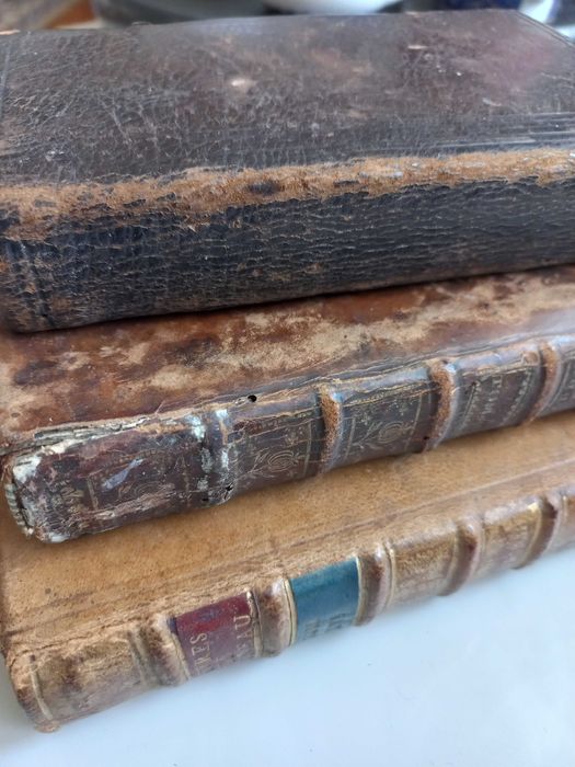 Trei carti ft. vechi in franceza si latina