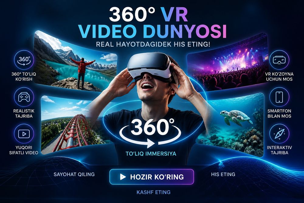 360 vr видео съёмка