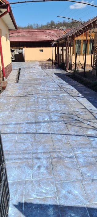Beton amprentat decorativ