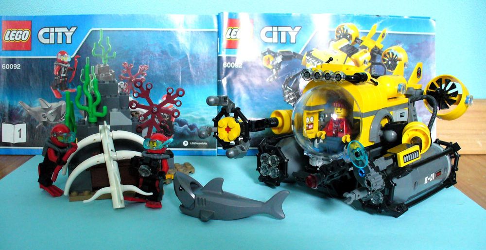 LEGO® City 60095 Дълбоководен изследователски кораб+60092+600991