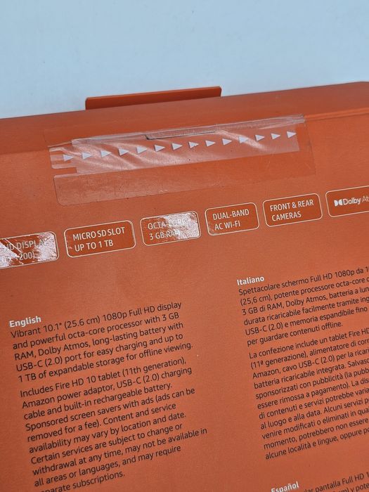 Amazon Fire HD 10 a 11-a generație, 32 GB, Wi-Fi, 10,1 inch