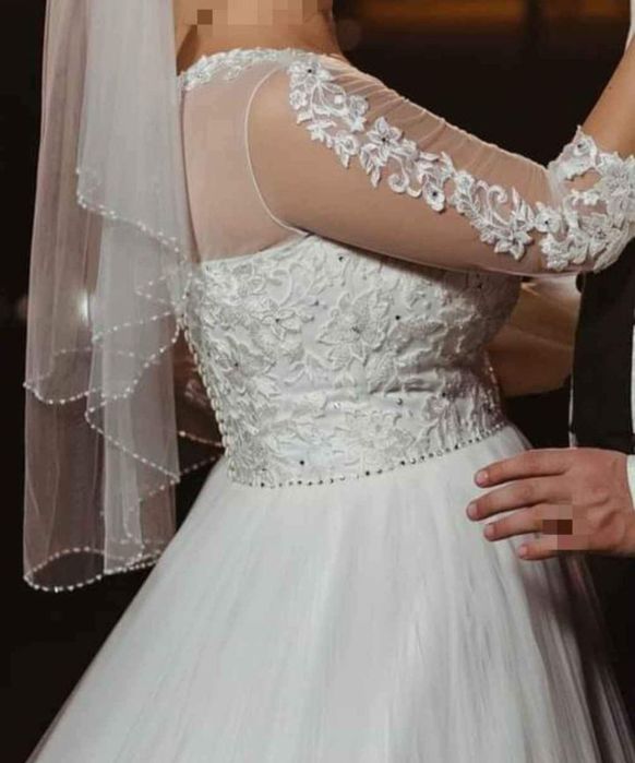 Rochie alba de mireasa