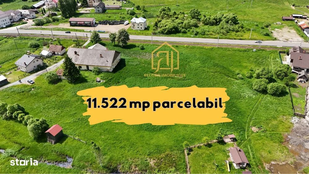 Teren intravilan 11.522 mp în Vatra Dornei – cabane, pensiune
